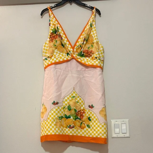 Antonio Melani Kacey Dress in Multicolor Fruit Print SZ 14 NWT - Picture 3 of 6